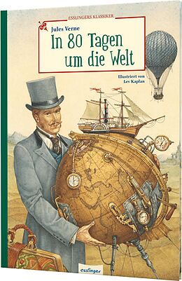 Fester Einband In 80 Tagen um die Welt von Jules Verne, Arnica Esterl