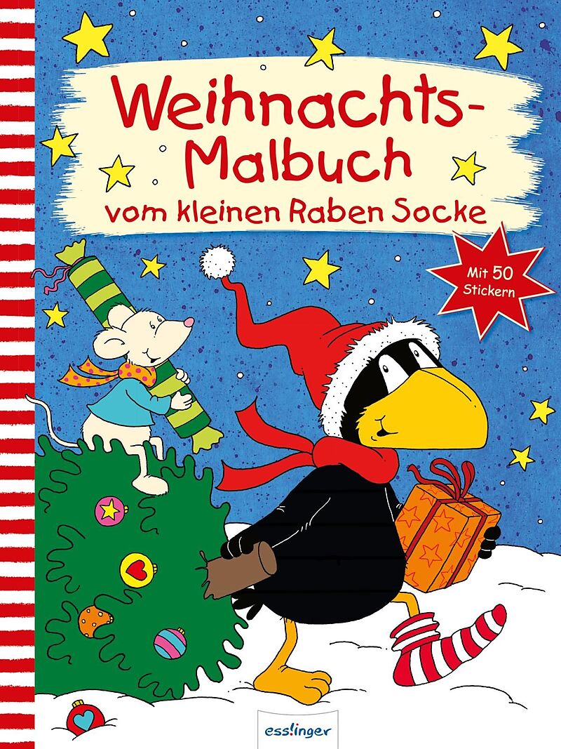 Der kleine Rabe Socke: Weihnachts-Malbuch vom kleinen ...