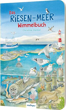 Pappband, unzerreissbar Riesen-Wimmelbuch: Das Riesen-Meer-Wimmelbuch von 