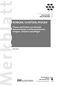 E-Book (pdf) Merkblatt Reinigen, Schützen Pflegen: 2007-06 (PDF) [historisch] von Rudolf Voos