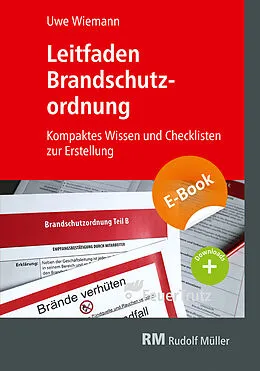 E-Book (pdf) Leitfaden Brandschutzordnung - E-Book (PDF) von Uwe Wiemann