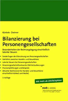 E-Book (pdf) Bilanzierung bei Personengesellschaften von Kai Peter Künkele, Christian Zwirner