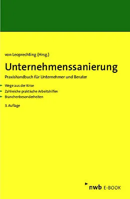 E-Book (pdf) Unternehmenssanierung von Hartmut Brandt, Patrick Frauenheim, Petra Gabriel