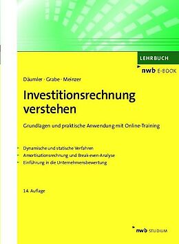 E-Book (pdf) Investitionsrechnung verstehen von Jürgen Grabe, Christoph R. Meinzer