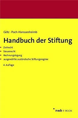 E-Book (pdf) Handbuch der Stiftung von Hellmut Götz, Ferdinand Pach-Hanssenheimb