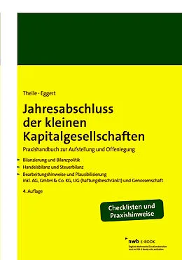 E-Book (pdf) Jahresabschluss der kleinen Kapitalgesellschaften von Carsten Theile, Wolfgang Eggert