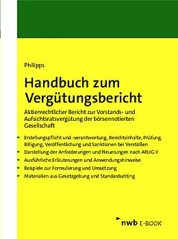 E-Book (pdf) Handbuch zum Vergütungsbericht von Holger Philipps