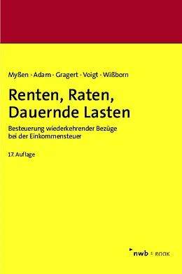 E-Book (pdf) Renten, Raten, Dauernde Lasten von Michael Myßen, Steffen Adam, Katja Gragert