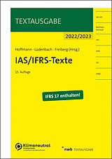 Set mit div. Artikeln (Set) IAS/IFRS-Texte 2022/2023 von Wolf-Dieter Hoffmann
