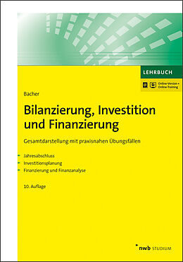 Kartonierter Einband Bilanzierung, Investition und Finanzierung von Urban W. Bacher