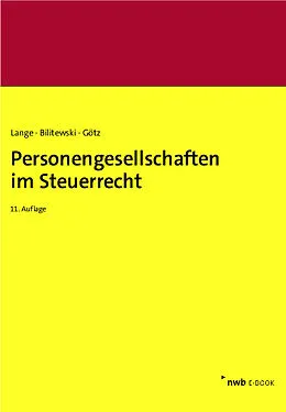 E-Book (pdf) Personengesellschaften im Steuerrecht von Andrea Bilitewski, Hellmut Götz