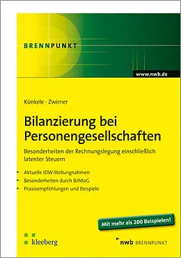 E-Book (epub) Bilanzierung bei Personengesellschaften von Kai Peter Künkele, Christian Zwirner