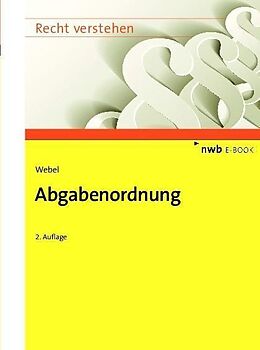 E-Book (pdf) Abgabenordnung von Karsten Webel