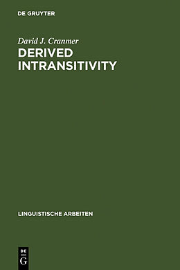 Fester Einband Derived Intransitivity von David J. Cranmer