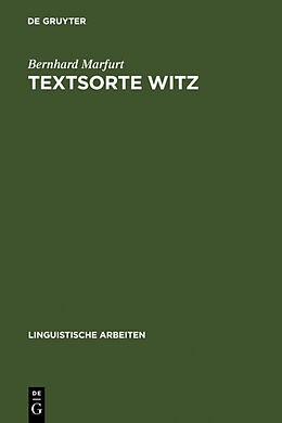Fester Einband Textsorte Witz von Bernhard Marfurt