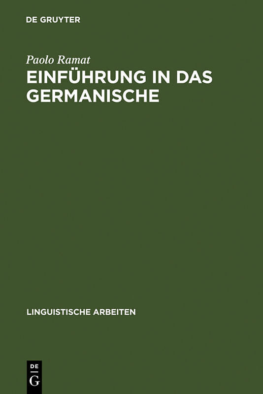 Einführung in das Germanische