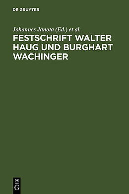 Fester Einband Festschrift Walter Haug und Burghart Wachinger von 