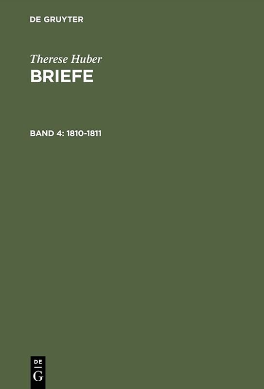 Therese Huber: Briefe / 18101811