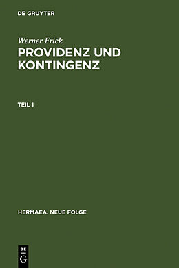 Fester Einband Providenz und Kontingenz von Werner Frick