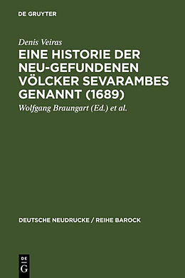 Fester Einband Eine Historie der Neu-gefundenen Völcker Sevarambes genannt (1689) von Denis Veiras