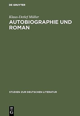 Fester Einband Autobiographie und Roman von Klaus-Detlef Müller