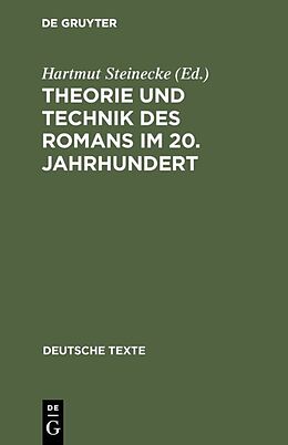 Fester Einband Theorie und Technik des Romans im 20. Jahrhundert von 