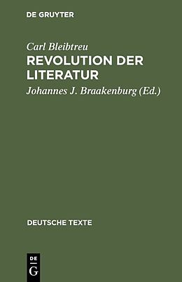 Fester Einband Revolution der Literatur von Carl Bleibtreu