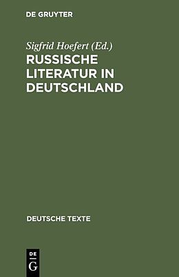 Fester Einband Russische Literatur in Deutschland von 