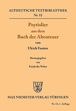 Kartonierter Einband Poytislier aus dem Buch der Abenteuer von Ulrich Füetrer