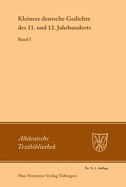 Kartonierter Einband Kleinere deutsche Gedichte des 11. und 12. Jahrhunderts von Albert Waag