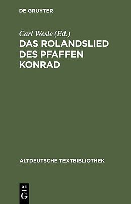 Fester Einband Das Rolandslied des Pfaffen Konrad von 