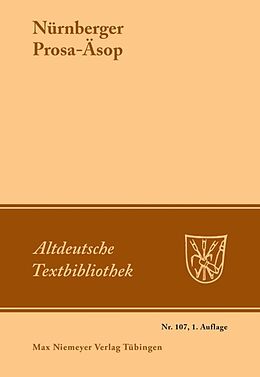 Kartonierter Einband Nürnberger Prosa-Äsop von 