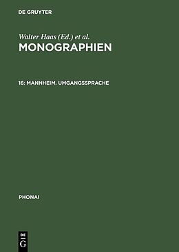 Fester Einband Monographien / Mannheim. Umgangssprache von 