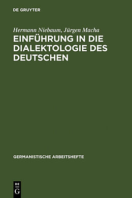 Fester Einband Einführung in die Dialektologie des Deutschen von Hermann Niebaum, Jürgen Macha