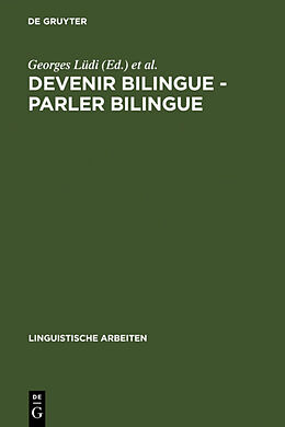 Livre Relié Devenir bilingue - parler bilingue de 