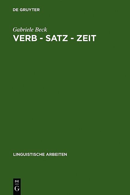 Verb  Satz  Zeit