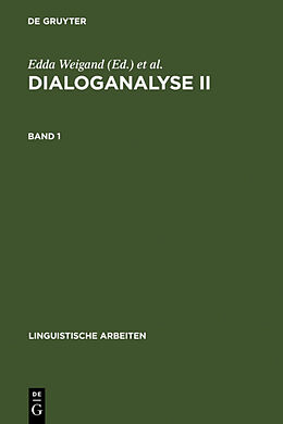 Fester Einband Dialoganalyse II von 