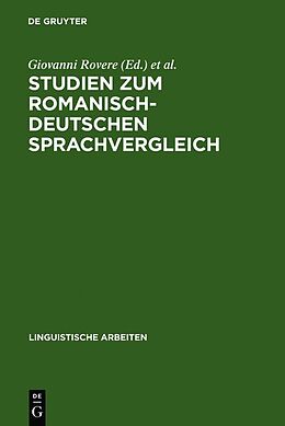Fester Einband Studien zum romanisch-deutschen Sprachvergleich von 