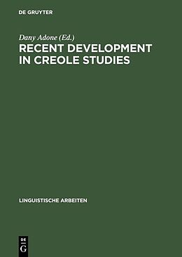 Livre Relié Recent Development in Creole Studies de 