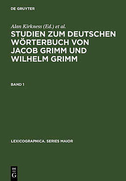 Fester Einband Studien zum Deutschen Wörterbuch von Jacob Grimm und Wilhelm Grimm von 
