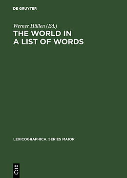 Fester Einband The world in a list of words von 