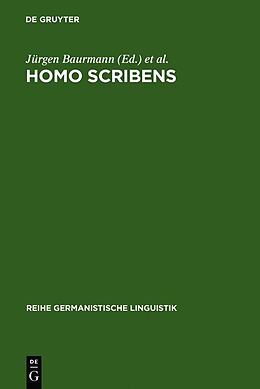 Fester Einband Homo scribens von 