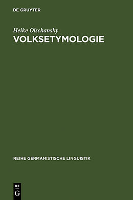Fester Einband Volksetymologie von Heike Olschansky