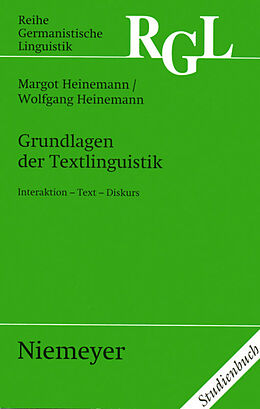 Fester Einband Grundlagen der Textlinguistik von Margot Heinemann, Wolfgang Heinemann