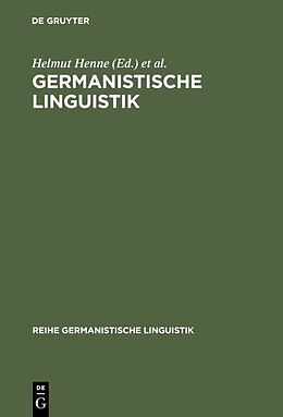Fester Einband Germanistische Linguistik von 
