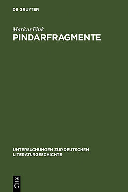 Fester Einband Pindarfragmente von Markus Fink