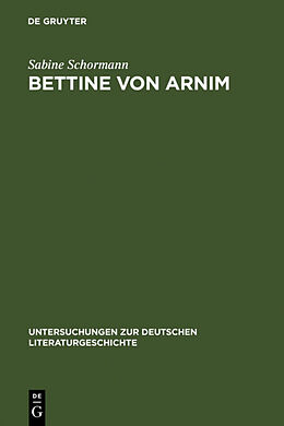 Fester Einband Bettine von Arnim von Sabine Schormann