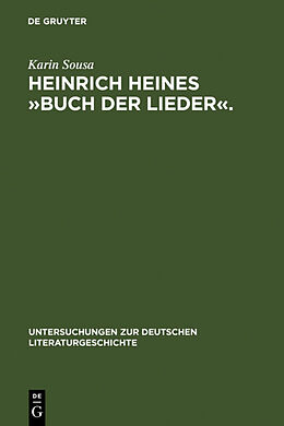 Fester Einband Heinrich Heines »Buch der Lieder«. von Karin Sousa