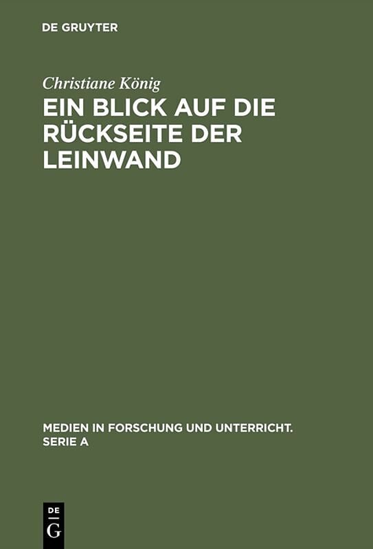 Ein Blick auf die Rückseite der Leinwand