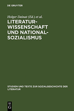 Fester Einband Literaturwissenschaft und Nationalsozialismus von 